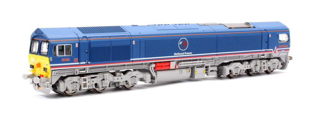 Pre-Owned 2D-005-003S Class 59 #59204 National Power Blue Livery Diesel Locomotive - DCC Sound
