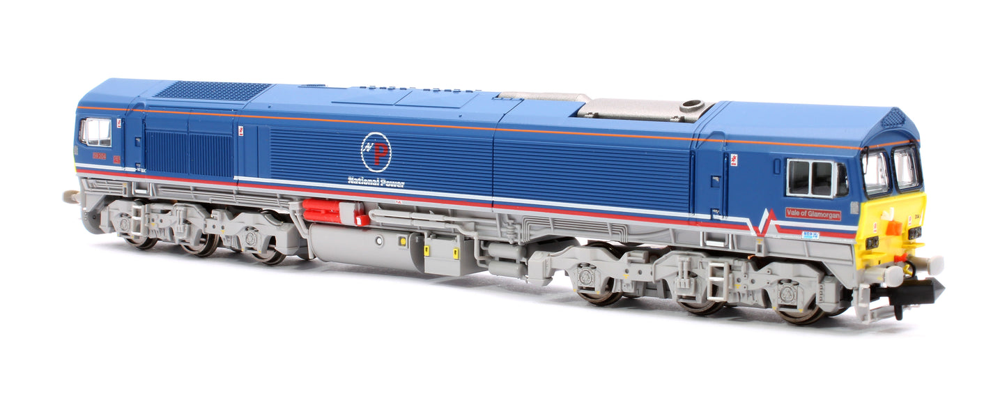 Class 59 #59204 National Power Blue Livery Diesel Locomotive - DCC Sound