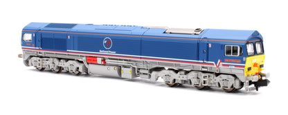 Class 59 #59204 National Power Blue Livery Diesel Locomotive - DCC Sound