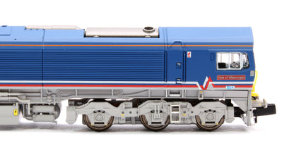 Class 59 #59204 National Power Blue Livery Diesel Locomotive - DCC Sound