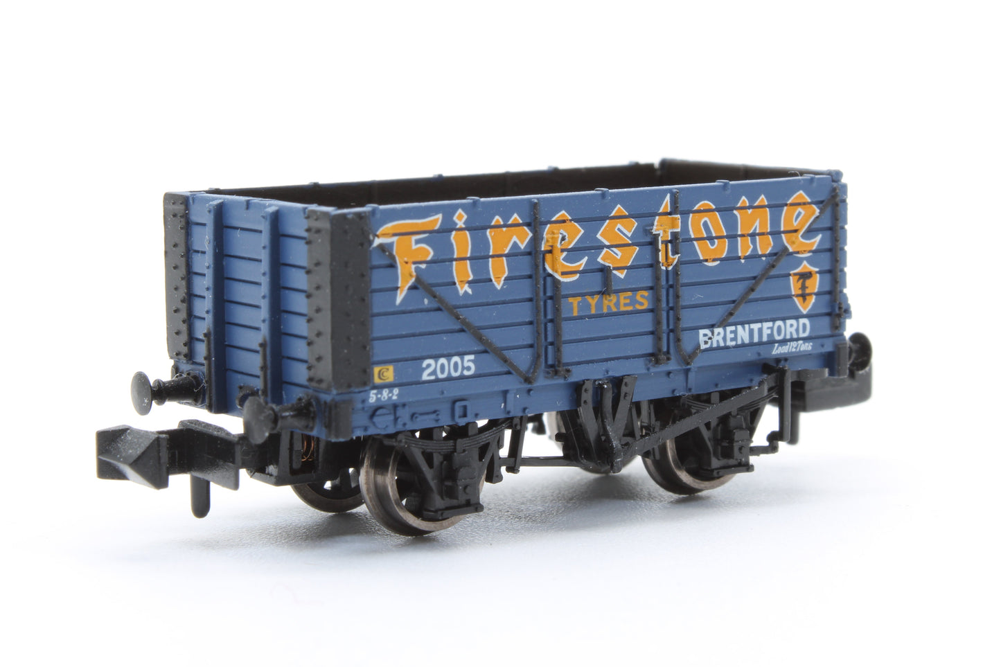 Pre-Owned 7 Plank End Door Wagon 'Firestone Tyres' No.2005