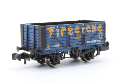 Pre-Owned 7 Plank End Door Wagon 'Firestone Tyres' No.2005