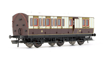 Pre-Owned 6 Wheel Brake 3rd 7005 In LNWR Livery Genesis Coach