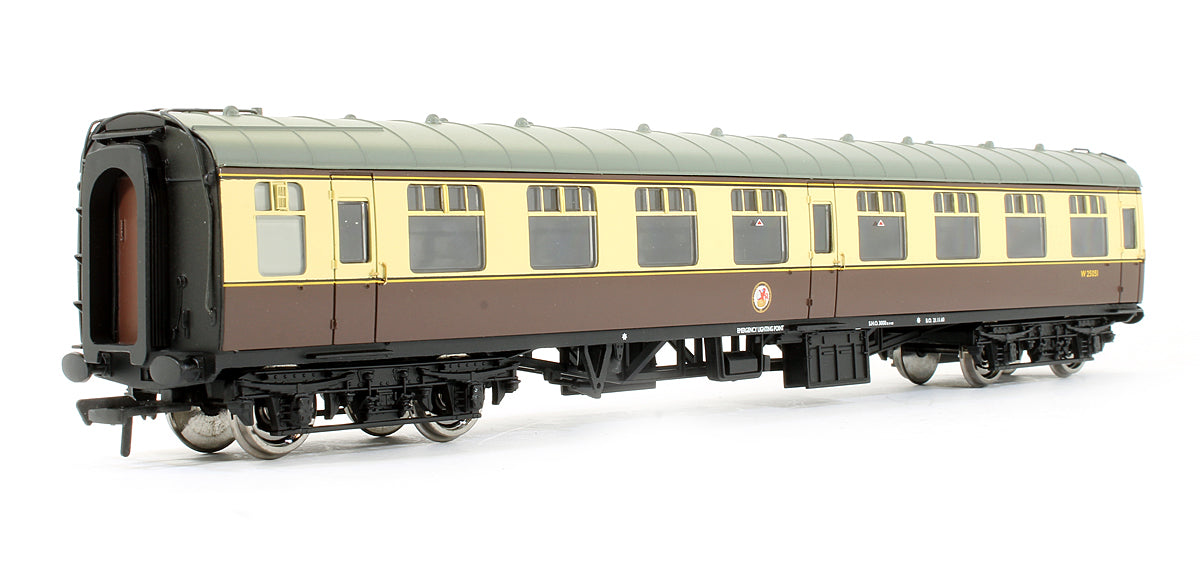 Pre-Owned 39-029A BR MK1 Corridor SK Coach Chocolate & Cream 'W25051'