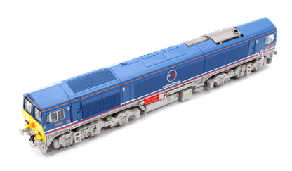 Class 59 #59204 National Power Blue Livery Diesel Locomotive - DCC Fitted