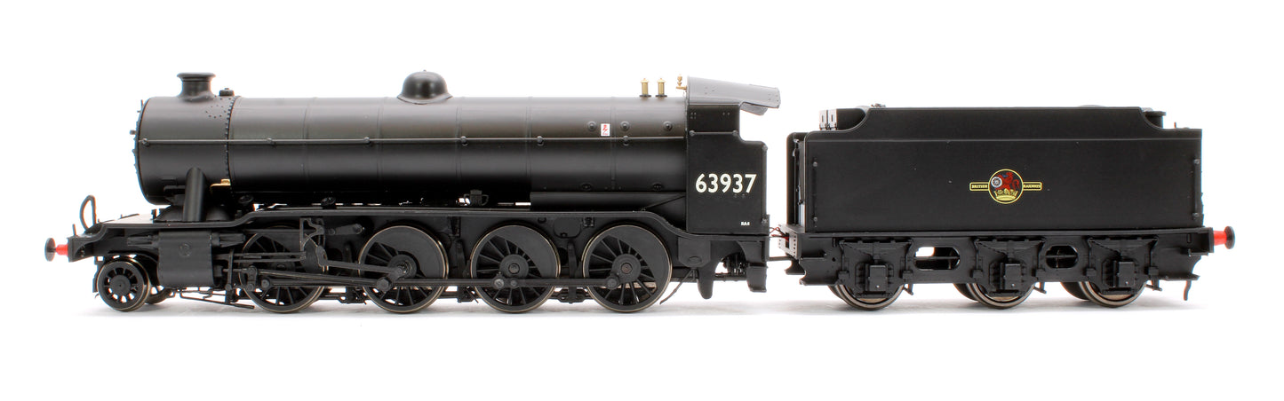 O2/2 'Tango' BR late crest blackNo. 63937 (GN cab/LNER flush-sided tender) Steam Locomotive