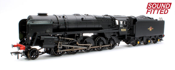 BR Standard 9F with BR1F Tender 92212 BR Black (Late Crest) - DCC Sound