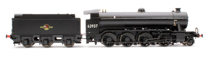 O2/2 'Tango' BR late crest blackNo. 63937 (GN cab/LNER flush-sided tender) Steam Locomotive