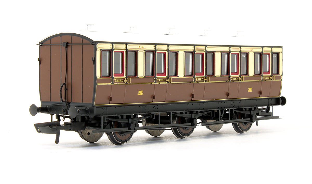 Pre-Owned H4-6T-101A 6 Wheel 3rd '526' In GWR Chocolate & Cream
