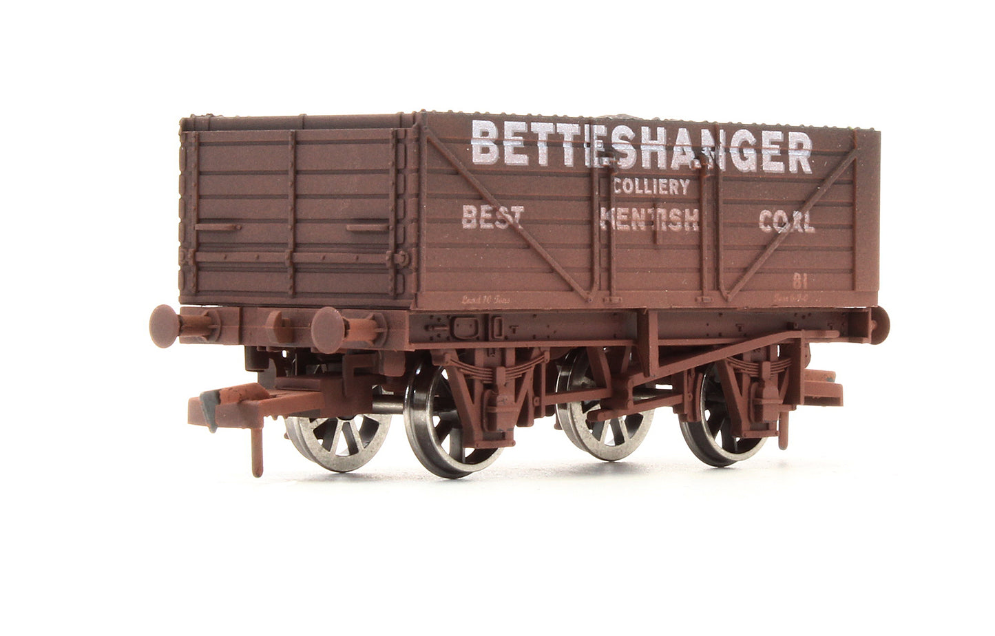 Pre-Owned 7 Plank Wagon 'Betteshanger' No.81 - Weathered - Limited Edition