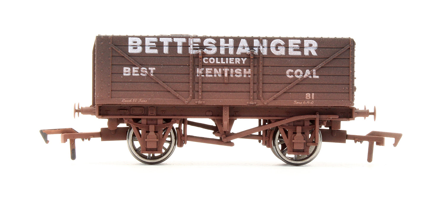 Pre-Owned 7 Plank Wagon 'Betteshanger' No.81 - Weathered - Limited Edition