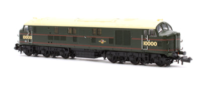 LMS 10000 BR Lined Green (Late Crest) Diesel Locomotive - DCC Sound