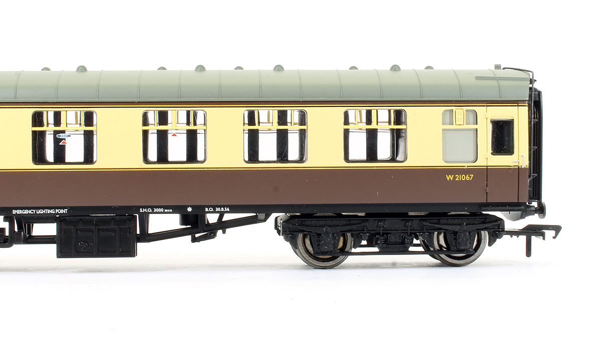 Pre-Owned 39-229 BR MK1 Brake Corridor Composite BCK Coach Chocolate & Cream 'W21067'
