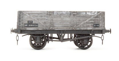 Pre-Owned 5 Plank Open Wagon BR Grey M318256 - Custom Weathered