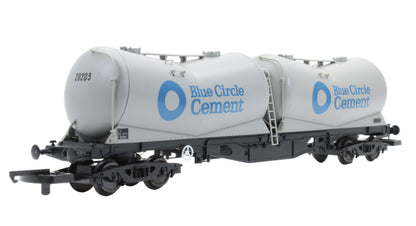Pre-Owned Blue Circle PDA bogie depressed centre wagon '20203'