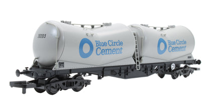 Pre-Owned Blue Circle PDA bogie depressed centre wagon '20203'
