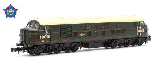 LMS 10001 BR Lined Green (Late Crest) Diesel Locomotive