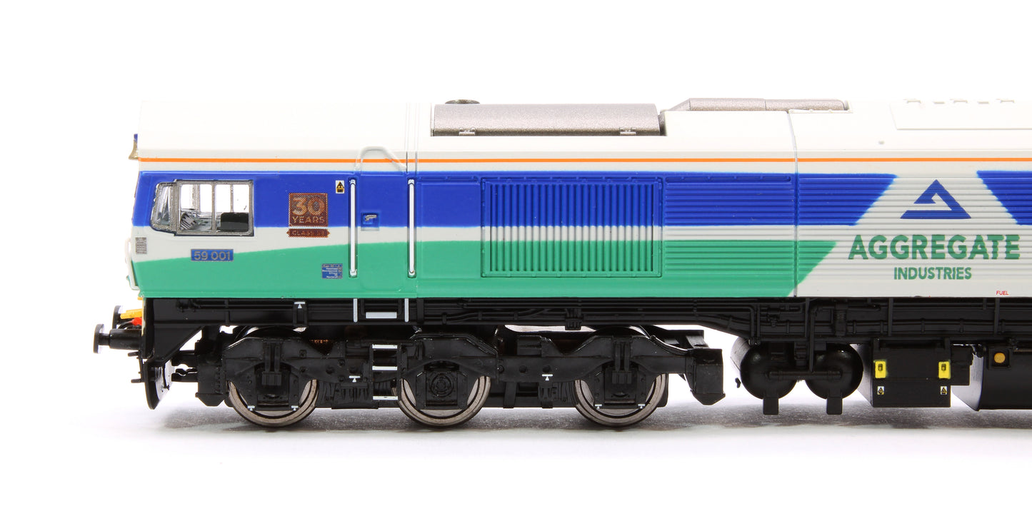 Class 59 59001 Aggregate Industries Yeoman Endeavour Diesel Locomotive - DCC Fitted