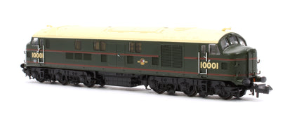 LMS 10001 BR Lined Green (Late Crest) Diesel Locomotive - DCC Sound