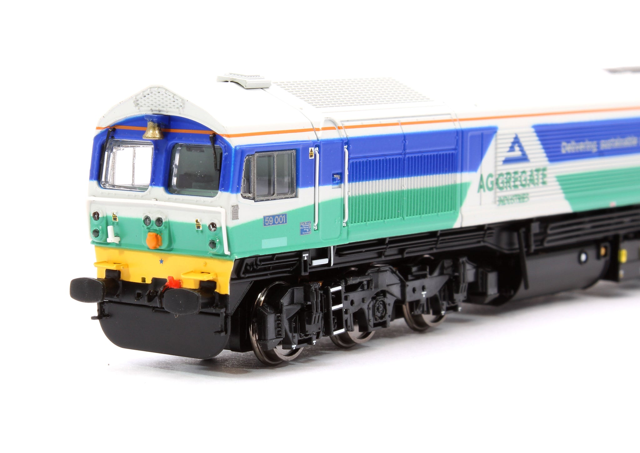 Dapol 2d 005 005 Class 59 59001 Aggregate Industries Yeoman Endeavour Diesel Locomotive Rails