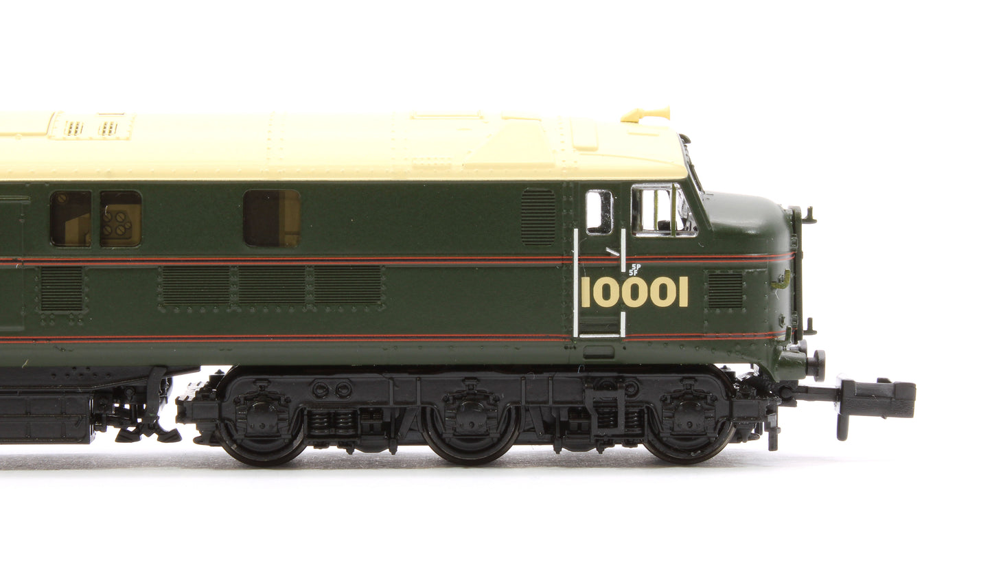 LMS 10001 BR Lined Green (Late Crest) Diesel Locomotive - DCC Sound