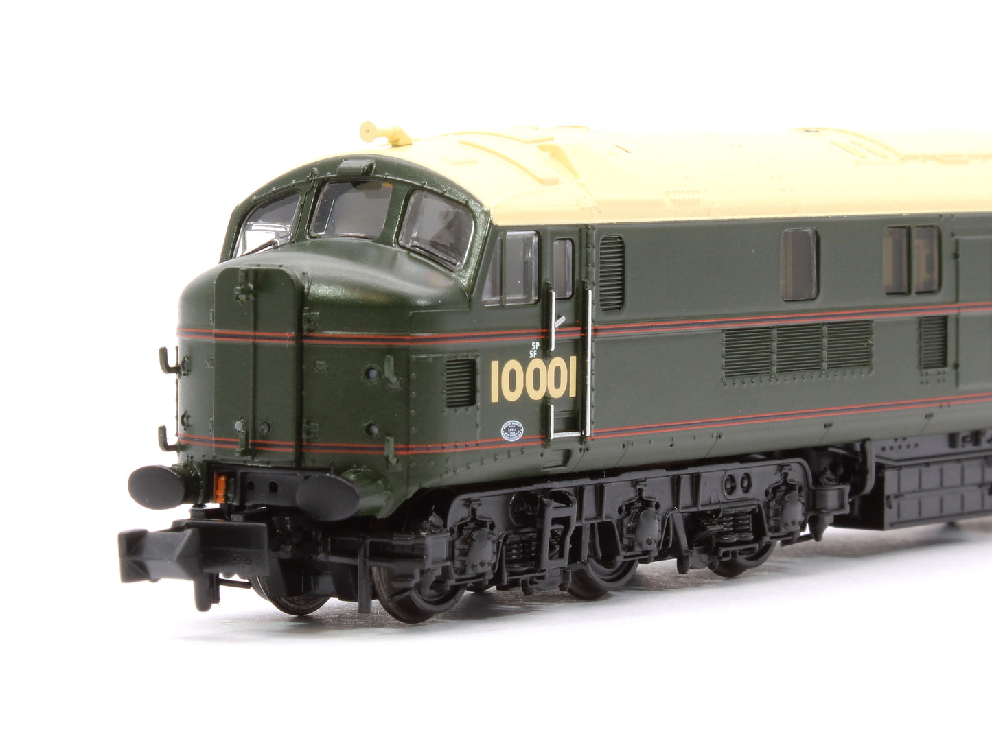 LMS 10001 BR Lined Green (Late Crest) Diesel Locomotive - DCC Sound