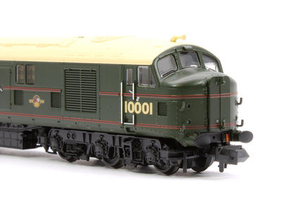 LMS 10001 BR Lined Green (Late Crest) Diesel Locomotive - DCC Sound