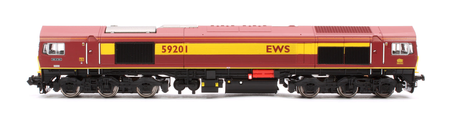 Class 59 59201 EWS “Vale of York” Diesel Locomotive DCC Fitted