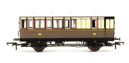 Pre-Owned 4 Wheel Brake 3rd '197' In GWR Chocolate & Cream - With Working Lighting