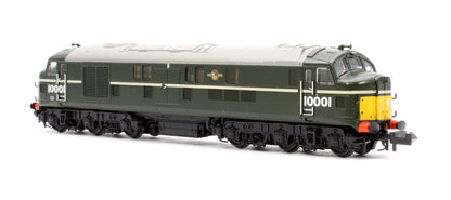 LMS 10001 BR Green (Small Yellow Panels) Diesel Locomotive - DCC Sound