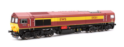 Class 59 59201 EWS “Vale of York” Diesel Locomotive DCC Fitted