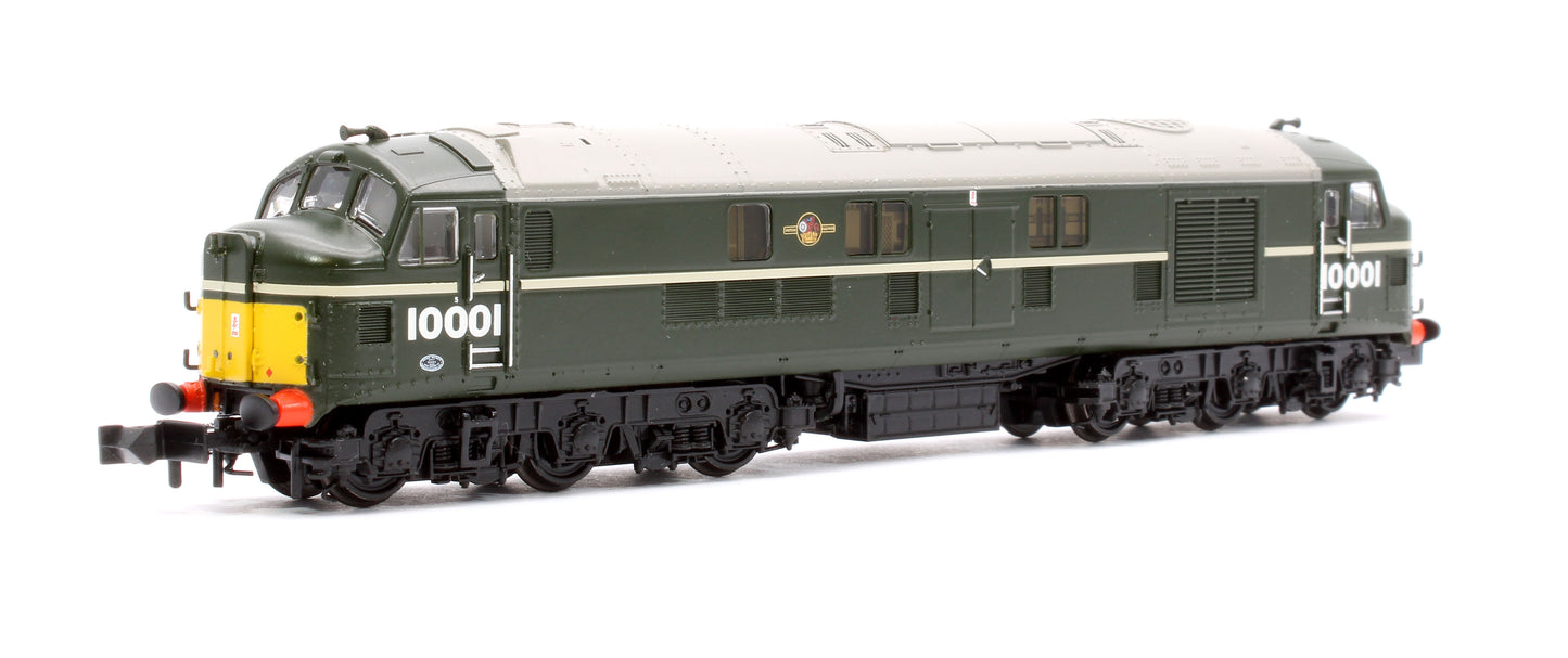 LMS 10001 BR Green (Small Yellow Panels) Diesel Locomotive - DCC Sound