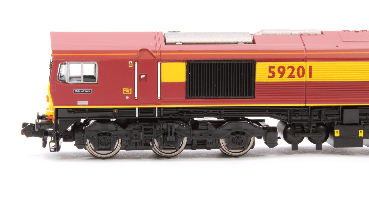 Class 59 59201 EWS “Vale of York” Diesel Locomotive DCC Fitted