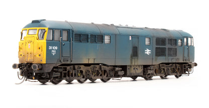 Pre-Owned R3746 BR Blue Class 31 109 Diesel Locomotive - Renumbered - Custom Weathered - DCC Fitted