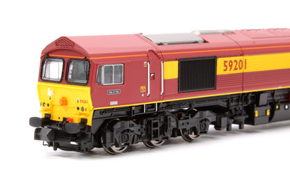 Class 59 59201 EWS “Vale of York” Diesel Locomotive DCC Sound