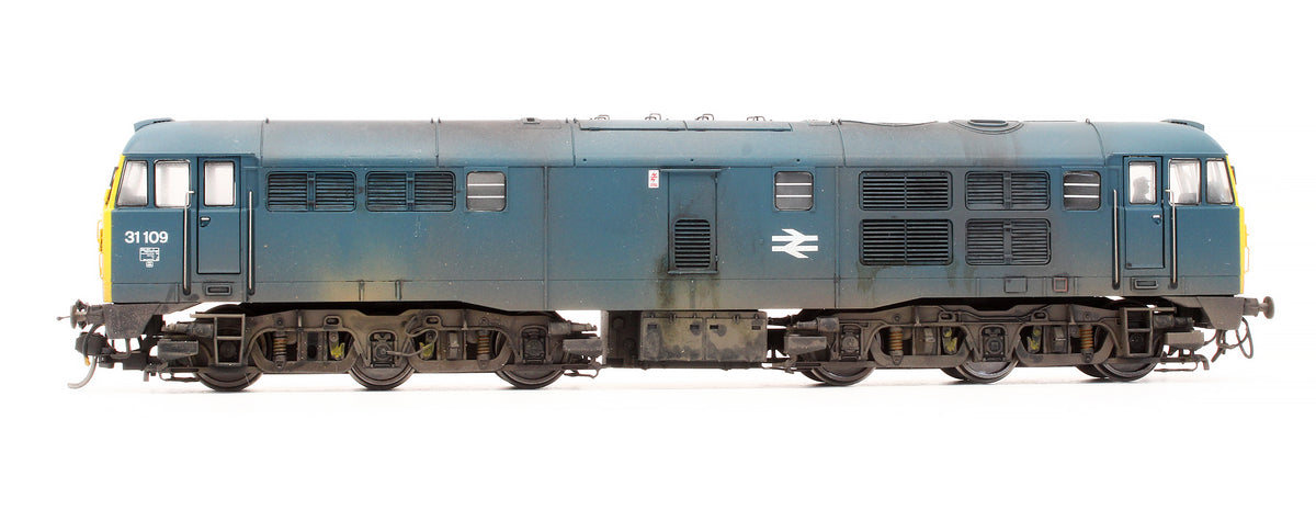 Pre-Owned R3746 BR Blue Class 31 109 Diesel Locomotive - Renumbered - Custom Weathered - DCC Fitted