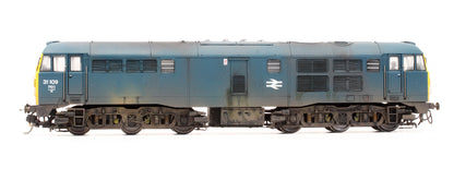Pre-Owned R3746 BR Blue Class 31 109 Diesel Locomotive - Renumbered - Custom Weathered - DCC Fitted