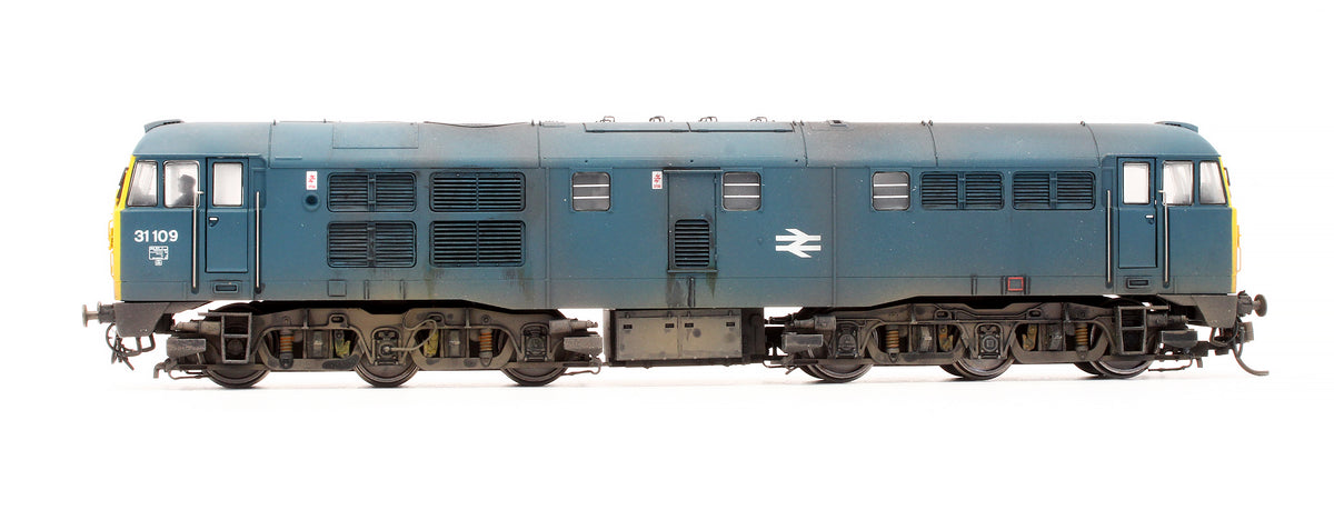 Pre-Owned R3746 BR Blue Class 31 109 Diesel Locomotive - Renumbered - Custom Weathered - DCC Fitted