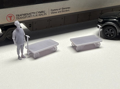 RRM188 OO Gauge Vintage Station Trolley (3 Pack)