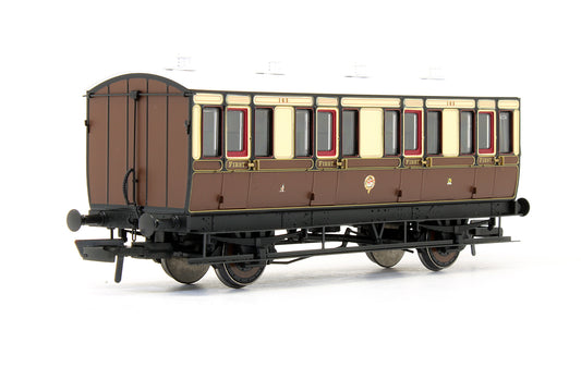 Pre-Owned 4 Wheel 1st '165' In GWR Chocolate & Cream - With Working Lighting