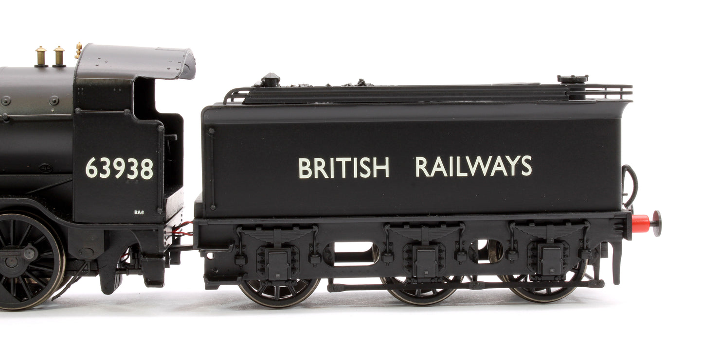 O2/2 'Tango' BRITISH RAILWAYS black No. 63938 (GN cab/tender)