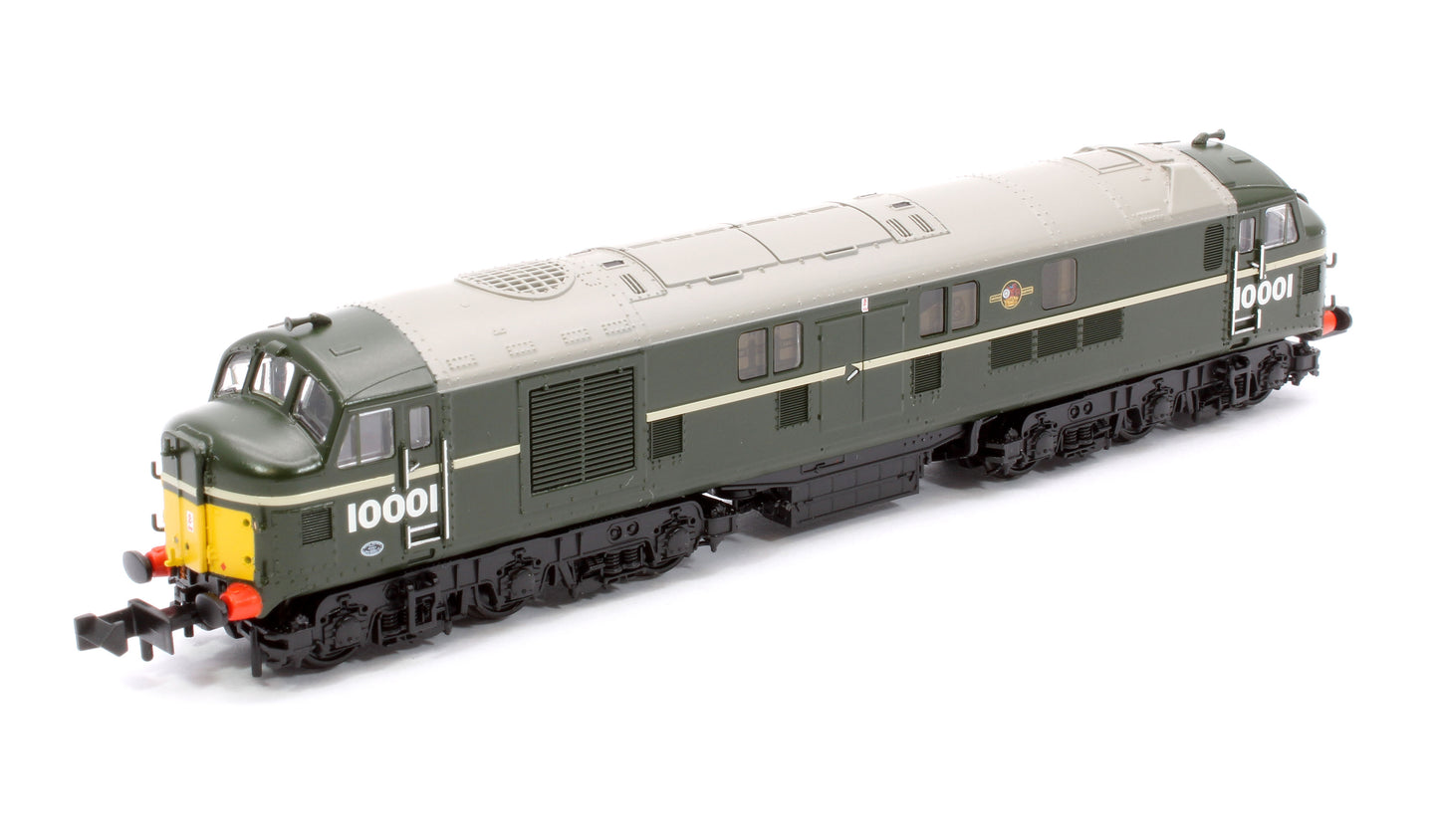 LMS 10001 BR Green (Small Yellow Panels) Diesel Locomotive - DCC Sound