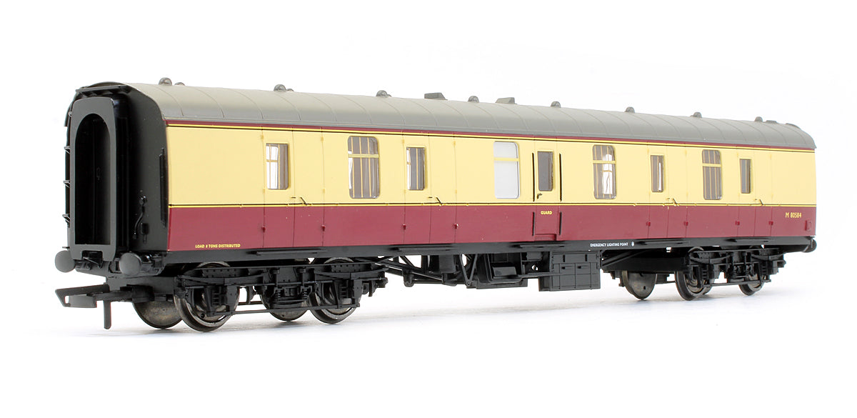 BR Crimson & Cream Mk1 Parcels Brake Coach 'M 80584'