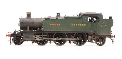 Pre-Owned 4S-041-002 Large Prairie 2-6-2 Tank Locomotive #6129 in Green lettered Great Western - Custom Weathered