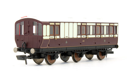 Pre-Owned LNWR 6 Wheel Brake 3rd Class Coach No.7463 - With Lights