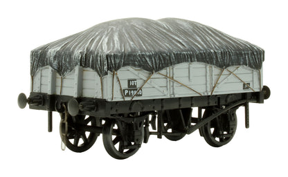 Pre-Owned SMR-28 BR Grey 10T 5 Plank Wagon with Tarpaulin Covered Load 'P19876'