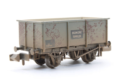 Pre-Owned BR 27T Steel Tippler Wagon BR Grey 'Iron Ore' (Weathered) 'B381900'