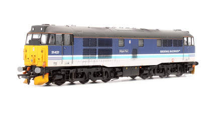 Pre-Owned ACC2744-31421DCC Regional Railways Class 31421 'Wigan Pier' Diesel Locomotive - DCC Sound - Custom Weathered