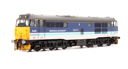 Pre-Owned ACC2744-31421DCC Regional Railways Class 31421 'Wigan Pier' Diesel Locomotive - DCC Sound - Custom Weathered