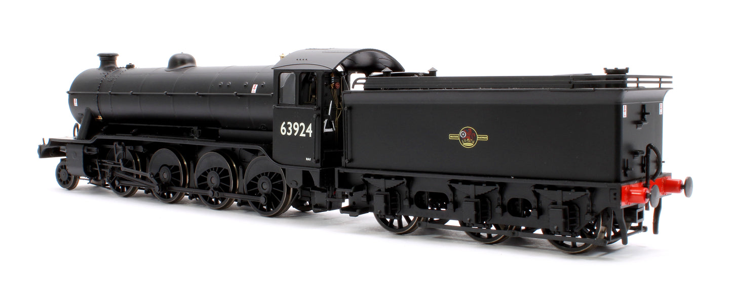 Class O2/4 'Tango' 2-8-0 63924 in BR black with early emblem, LNER cab and GN tender